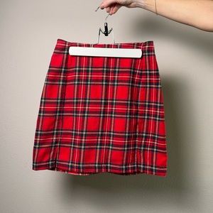 Brandy Melville Plaid Mini Skirt